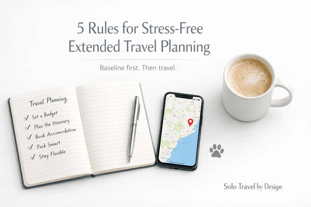 My 5 Rules for Planning Extended Travel Without Stressing Myself&nbsp;Out