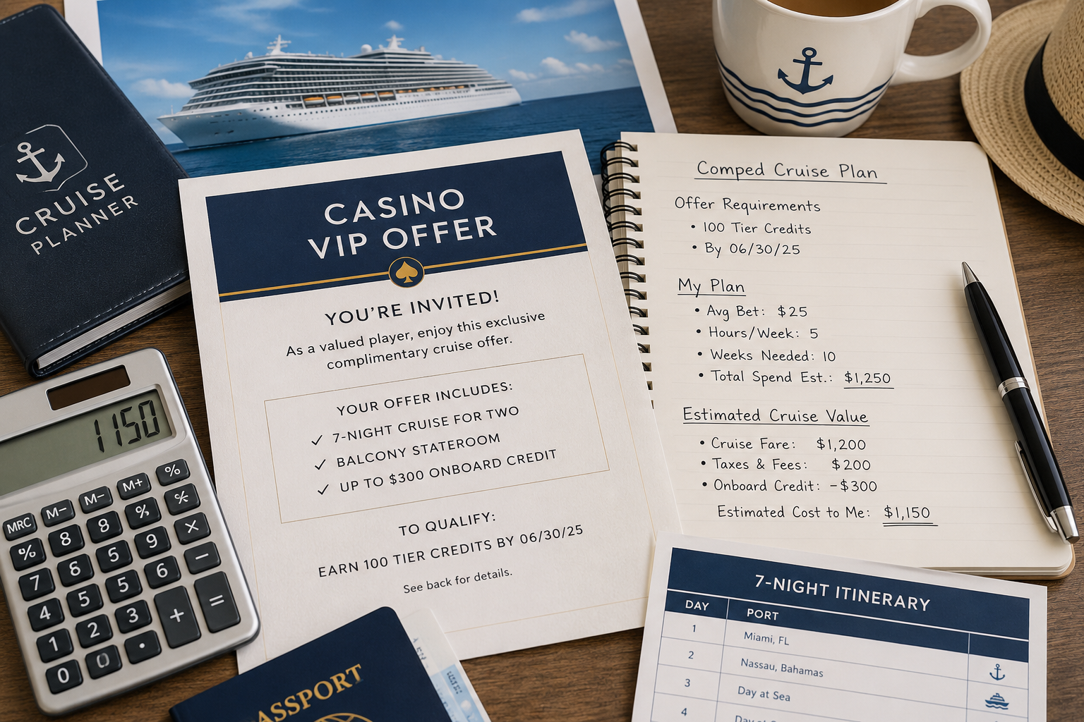 How to Qualify for a Comped Casino Cruise (Even If You’re Not a High Roller)